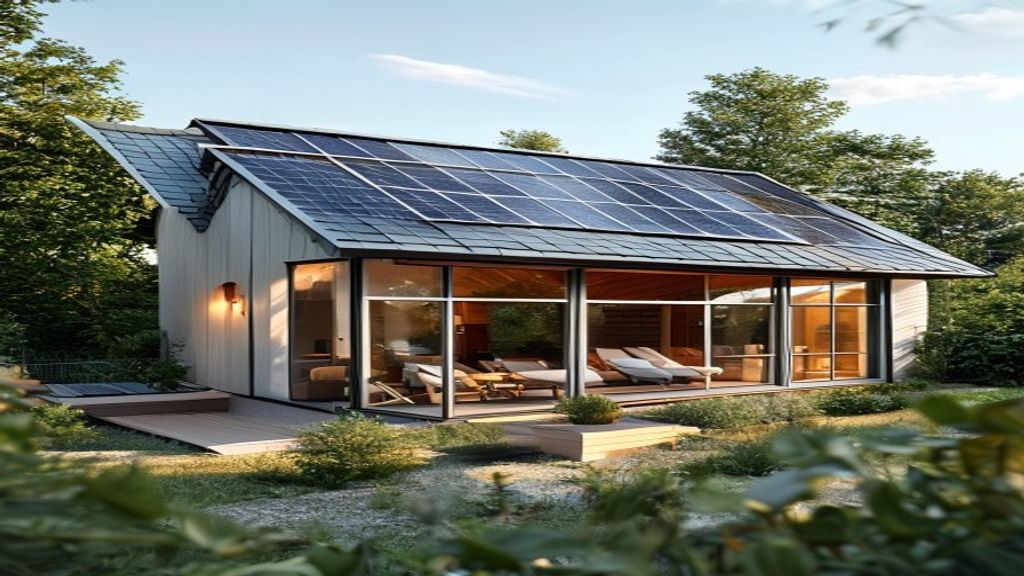 Panneaux solaires sur toit plat : pavillon jardin, le guide complet ⚡