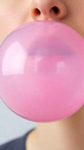 Comment faire des bulles avec un chewing-gum ?