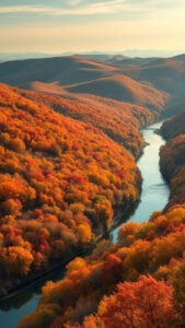 Paysage d’automne : beauté et splendeur de la saison
